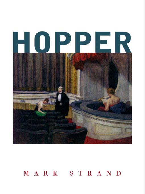 Title details for Hopper by Mark Strand - Available
